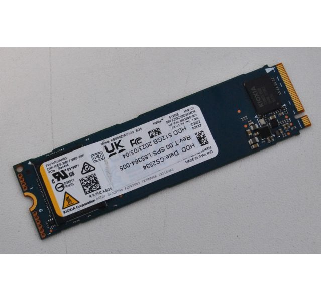 KIOXIA BG5 512GB NVMe M.2 Solid State Drive (SSD) Grade A