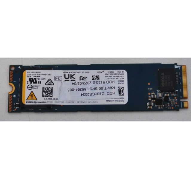 KIOXIA BG5 512GB NVMe M.2 Solid State Drive (SSD) Grade A