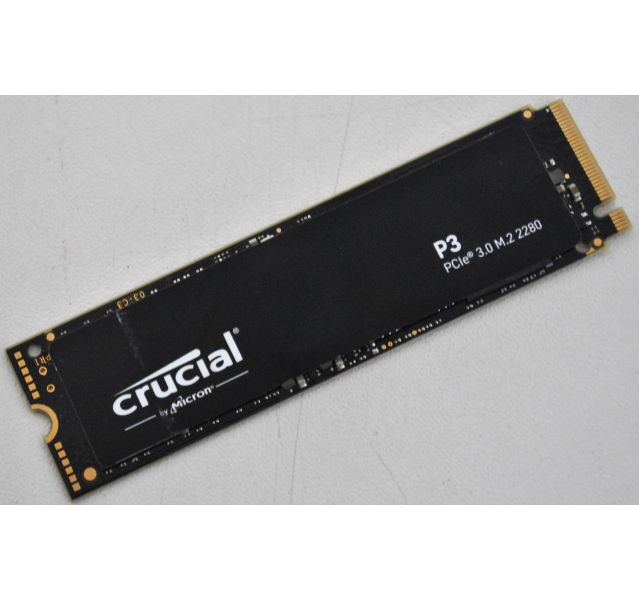 Crucial P3 500GB NVMe M.2 Solid State Drive (SSD) Grade A