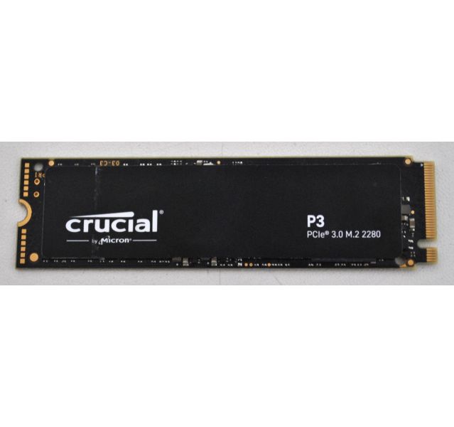 Crucial P3 500GB NVMe M.2 Solid State Drive (SSD) Grade D