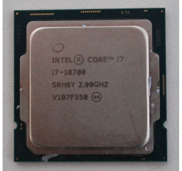 Intel Core i7-10700 CPU, LGA1200, 8 Core, 2.90 GHz Desktop Processor