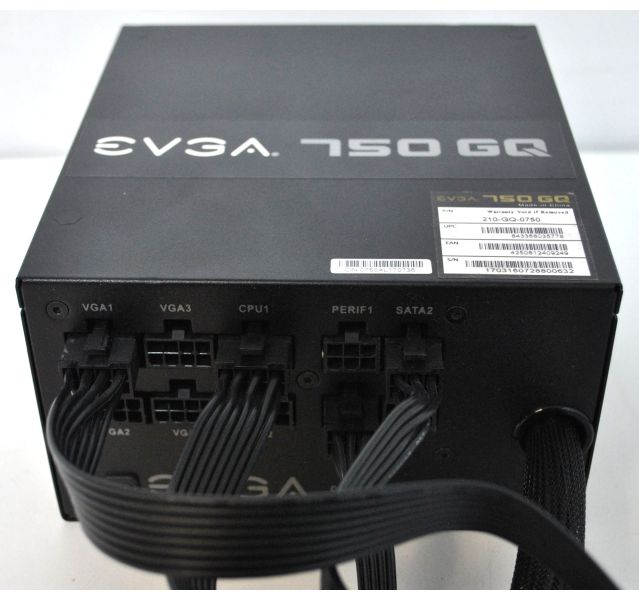 EVGA 750 GQ PSU Power Supply, 750W (1)