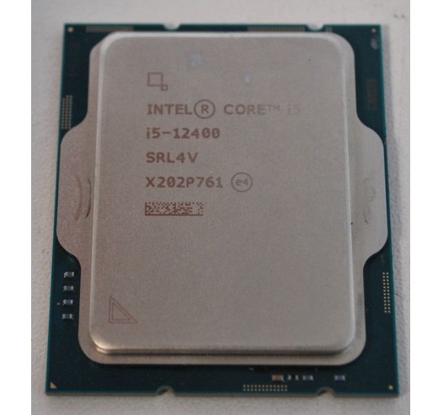 Intel Core i5-12400 CPU, LGA 1700, 6 Cores / 12 Threads, 2.50GHz Base Clock