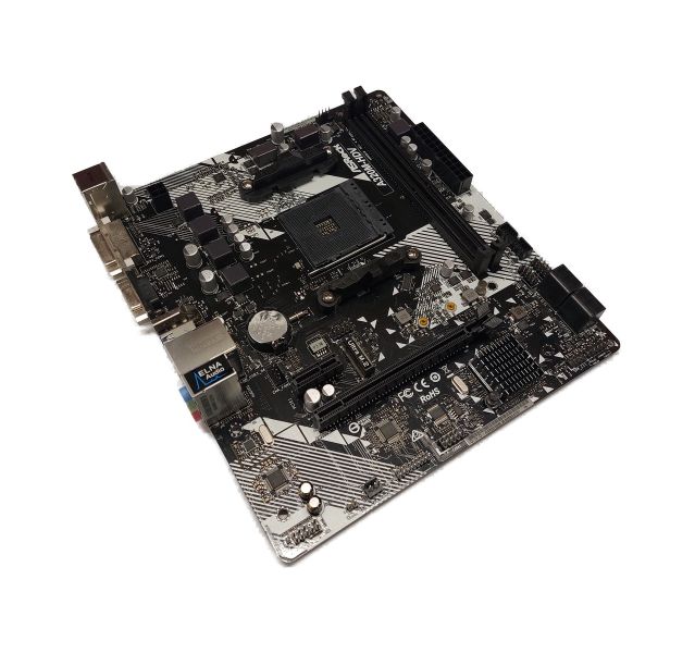 ASRock A320M-HDV Motherboard, AMD, AM4, A320, mATX, With IO Shield