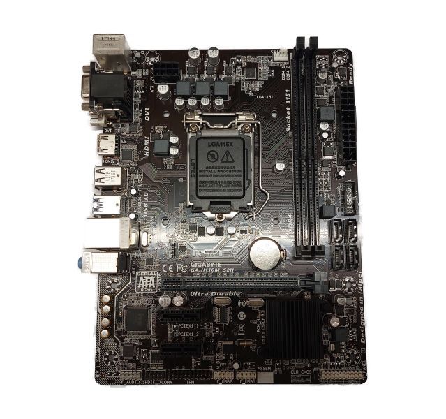 Gigabyte GA-H110M-S2H, LGA1151, Micro-ATX, DDR4, Motherboard with IO Shield