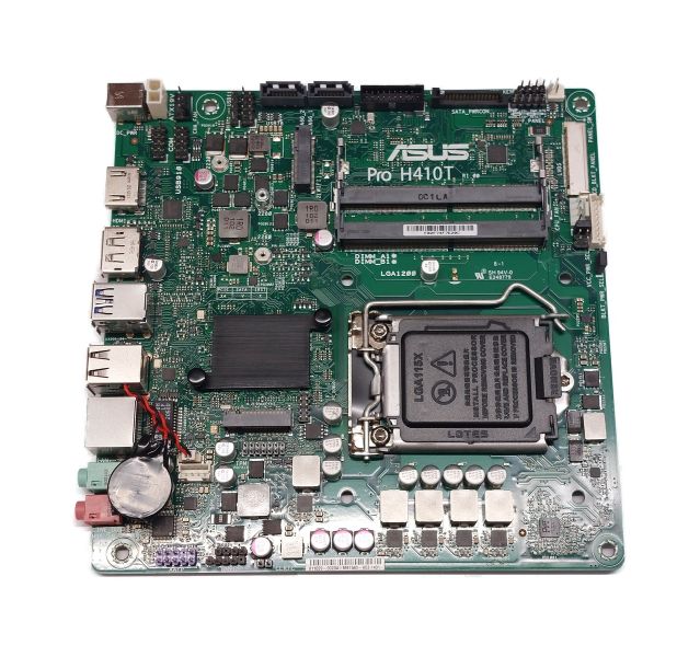 ASUS Pro H410T/CSM, LGA1200, Thin-ITX, DDR4, Motherboard with IO Shield