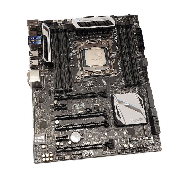 ASUS X99-A Motherboard LGA2011-V3, Intel X99, ATX, With IO Shield and i7-5820K