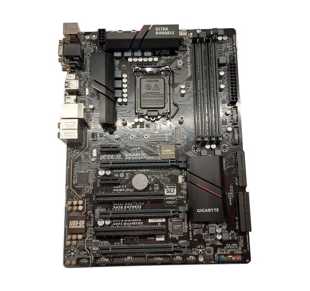 Gigabyte GA-Z170XP-SLI, LGA1151, Micro-ATX, DDR4, Motherboard with IO Shield