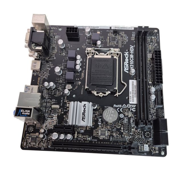 ASRock H310CM-HDV Motherboard LGA1151, H310, mATX, With IO Shield