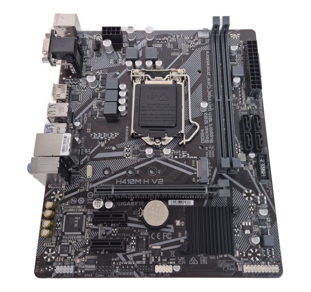Gigabyte H410M H V2, Intel LGA 1200, H470, Micro ATX Motherboard with IO Shield