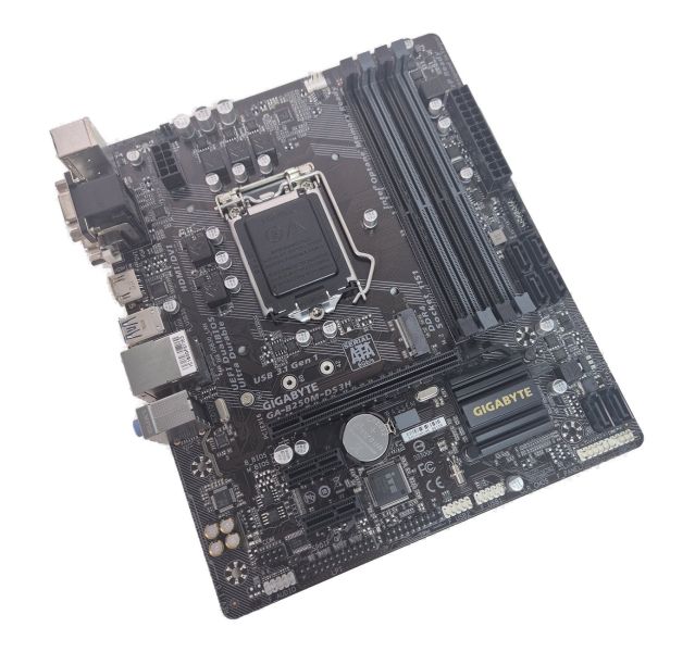 Gigabyte GA-B250M-DS3H Motherboard, 1151, B250, Micro ATX, with IO Shield
