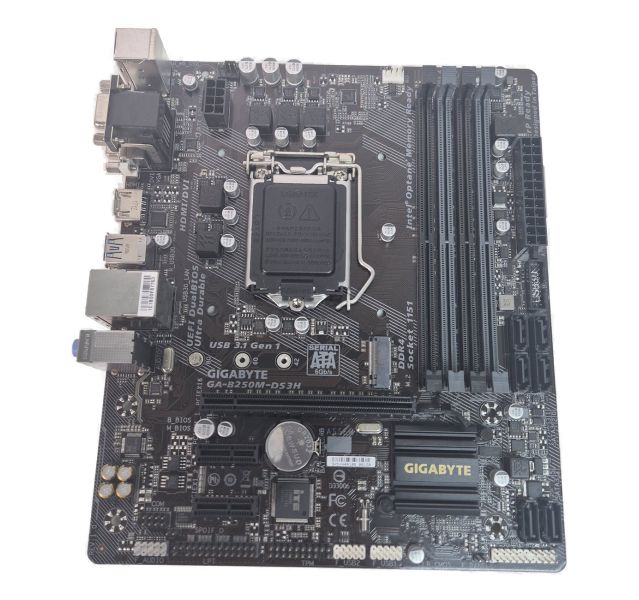 Gigabyte GA-B250M-DS3H Motherboard, 1151, B250, Micro ATX, with IO Shield