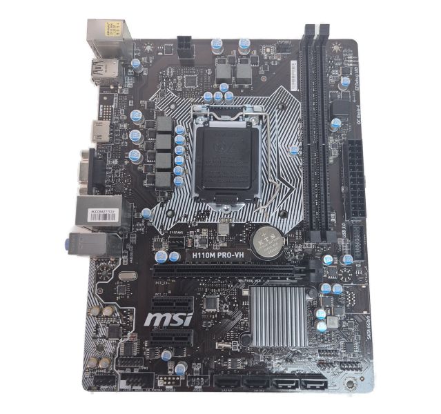 MSI H110M PRO-VH Motherboard, 1151, H110, M-ATX, with IO Shield