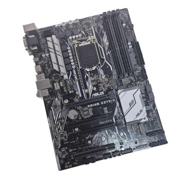 ASUS PRIME Z270-K, Intel LGA1151, Z270, ATX DDR4 Motherboard without Backplate