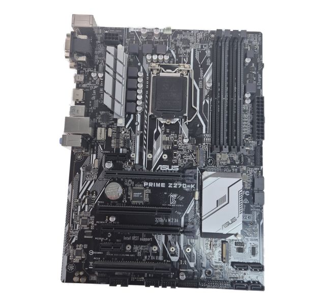 ASUS PRIME Z270-K, Intel LGA1151, Z270, ATX DDR4 Motherboard without Backplate