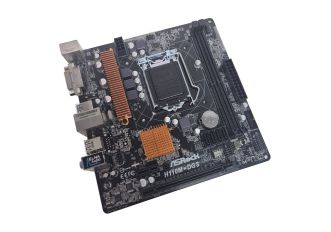 ASRock H110M-DGS Motherboard, 1151, H110, Micro ATX, with IO Shield