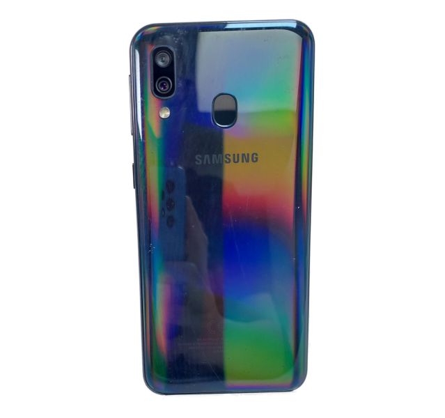 Samsung Galaxy A40 Dual SIM, SM-A405FN, Black, 64GB - Unlocked