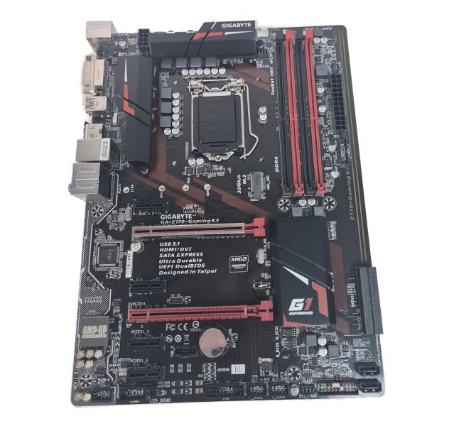 Gigabyte GA-Z170-GAMING K3 Motherboard, LGA1151, Z170, ATX, with IO Shield