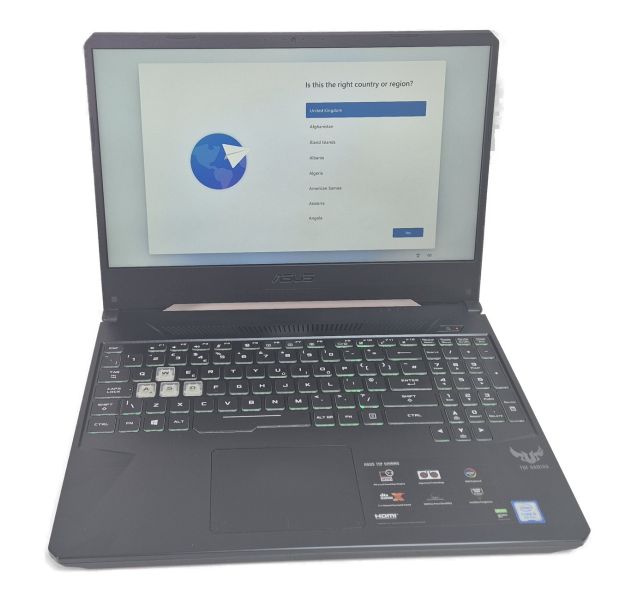 ASUS TUF FX505G, i5-9300H, 8GB DDR4, 512GB SSD, Win 11, 15.6