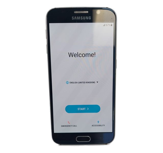 Samsung Galaxy S6, SM-G920F, Black, 32GB - Unlocked