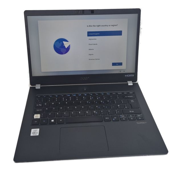 Faulty Acer TravelMate P614-51-G2, i5-10210U, 8GB DDR4, 256GB SSD, 14