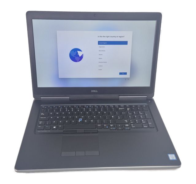 Dell Precision 7710, E3-1535M v5, 20GB DDR4, 256GB SSD, Win 11, 17.3