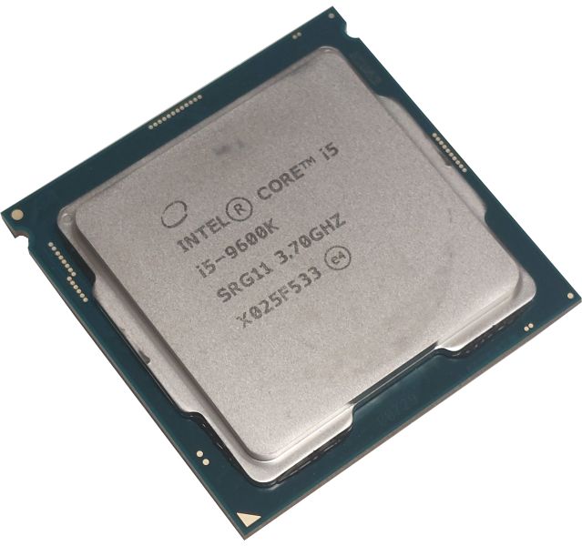 Intel Core i5-9600K CPU, LGA1151, 6 Core, 3.70GHz Unlocked Desktop Processor