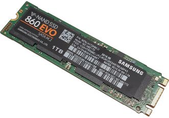 Samsung 860 EVO 1TB M.2 2280 SATA Solid State Drive (SSD) Grade A