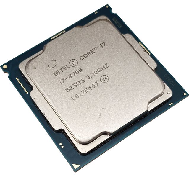 Intel Core i7-8700 CPU, LGA1151, 6 Core, 3.20 GHz Desktop Processor