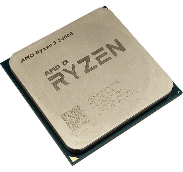 AMD Ryzen 5 2400G CPU, AM4, 4 Core, 3.60GHz Desktop Processor