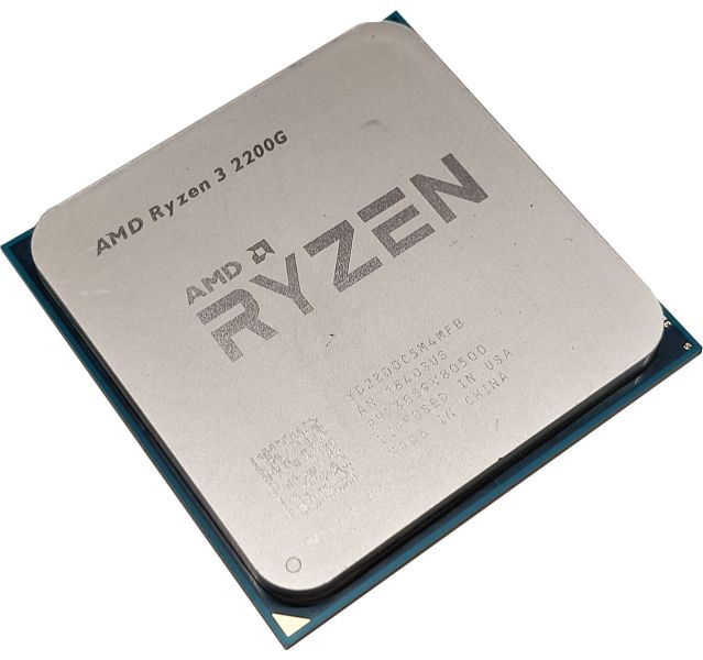 AMD Ryzen 3 2200G CPU, AM4, 4 Core, 3.50GHz Desktop Processor