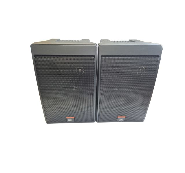 JBL Control 5 Wall Bookshelf Speakers Black Pair (2)