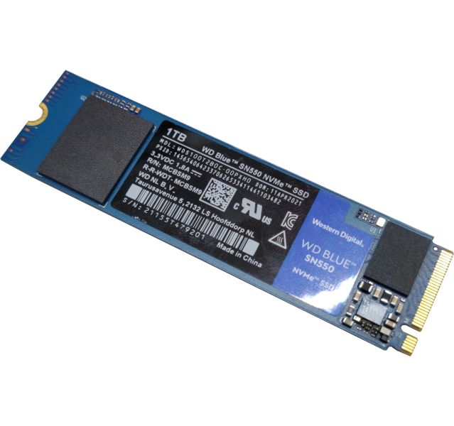 WD Blue SN550 1TB M.2 NVMe 2280 Solid State Drive (SSD) Grade A