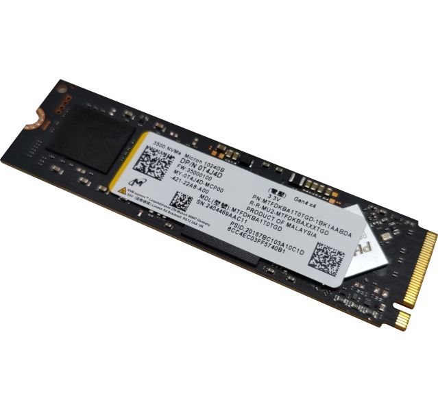 Micron 3500 1TB Gen4x4 M.2 NVMe 2280 Solid State Drive (SSD) Grade A