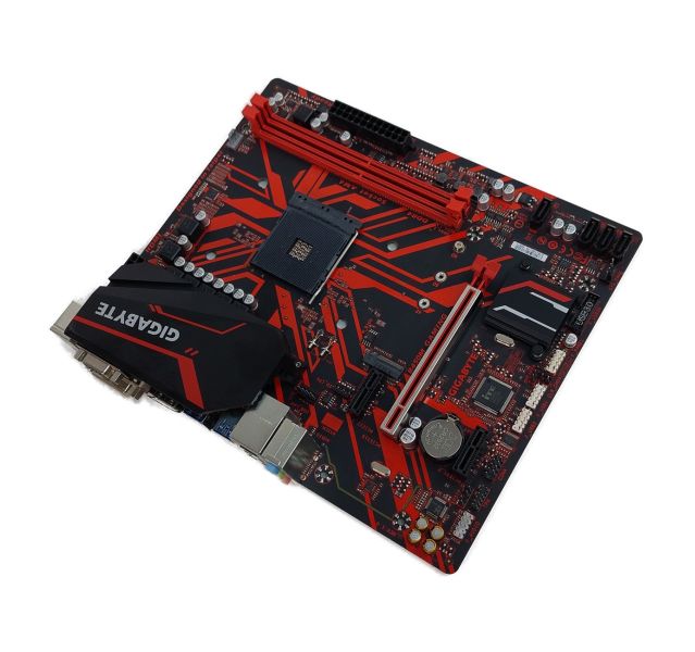 Gigabyte B450M Gaming, AM4, B450, MATX, DDR4, with IO Shield