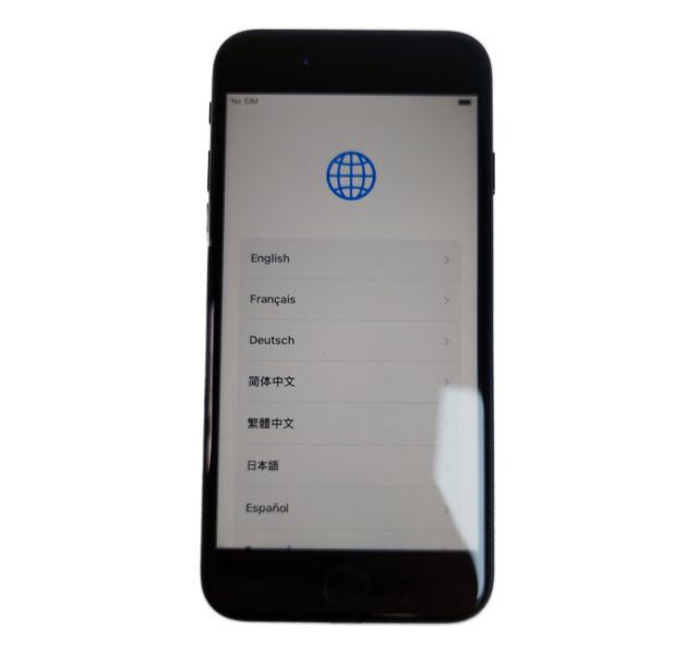 Apple iPhone 7, A1778, Black, 32GB - Wear to the back