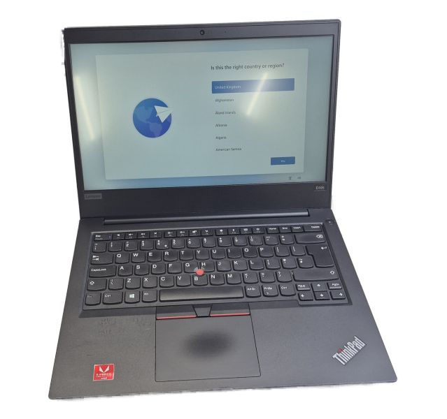 Damaged Lenovo ThinkPad E495, 5 3500U, 8GB DDR4, 256GB SSD, 14
