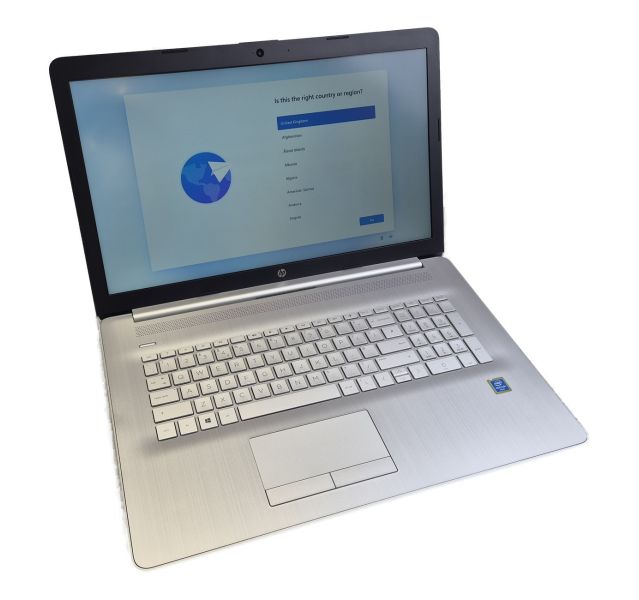 Damaged HP 17-by2021na, Pentium 6405U, 4GB DDR4, 1TB HDD, 17.3