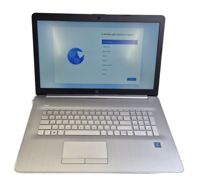 Damaged HP 17-by2021na, Pentium 6405U, 4GB DDR4, 1TB HDD, 17.3