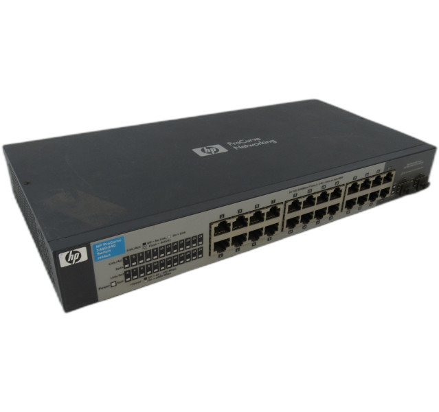 HP ProCurve 1410-24G 24-10/100/1000 Gigabit Ethernet-2 SFP-J9561A Switch No Ears