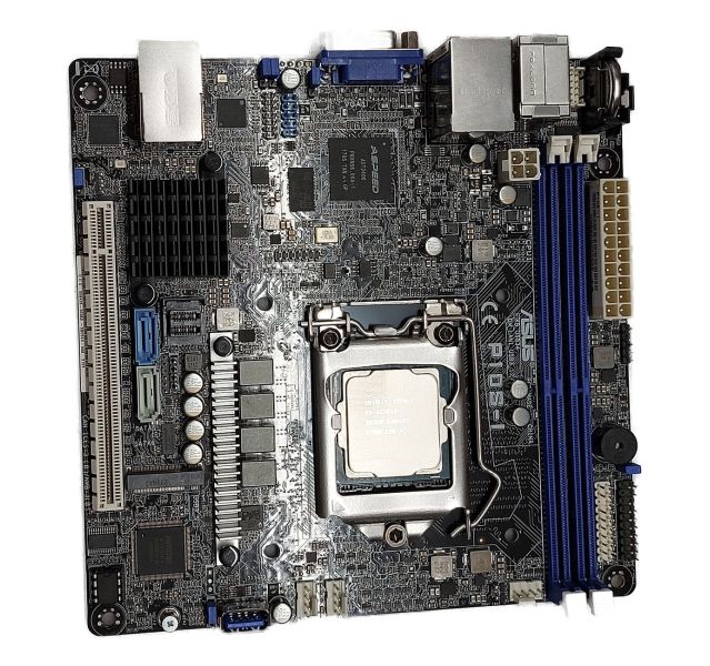 ASUS P10S-I, LGA1151, Intel C232, ITX, DDR4, Server Motherboard with IO Shield