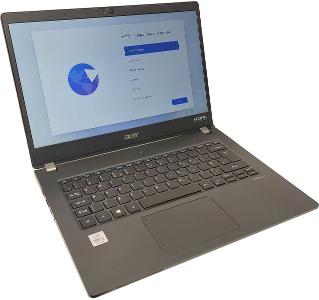 Acer TravelMate P6, Intel i5-10210U, 8GB DDR4, 256GB SSD, Win 11, 14