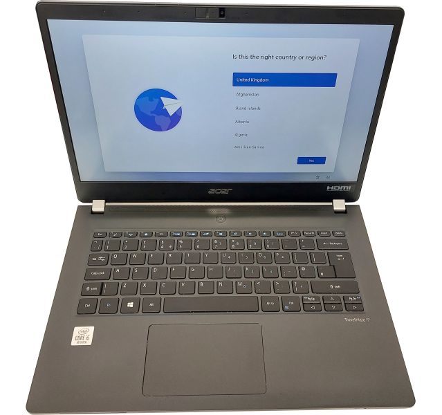 Acer TravelMate P6, Intel i5-10210U, 8GB DDR4, 256GB SSD, Win 11, 14
