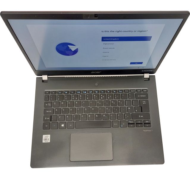Acer TravelMate P6, Intel i5-10210U, 8GB DDR4, 256GB SSD, Win 11, 14