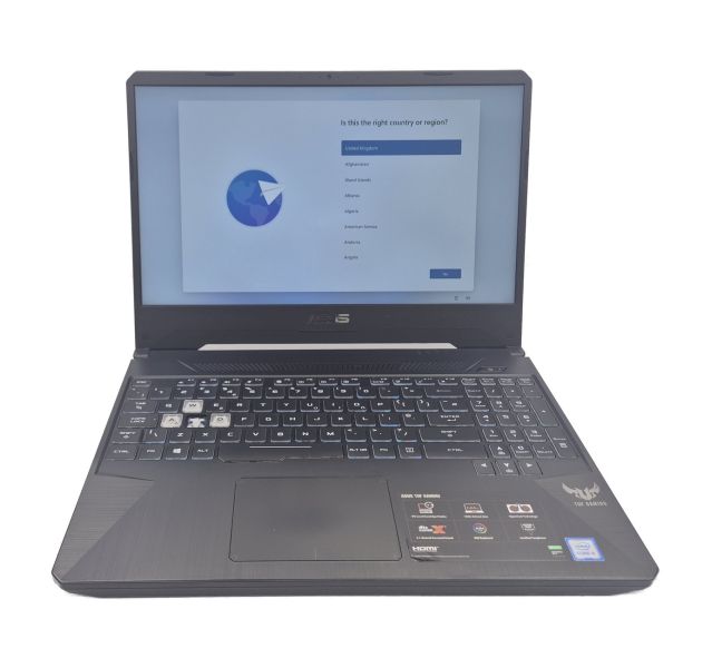 Damaged Asus TUF Gaming FX505G, i5-9300H, 8GB DDR4, 512GB SSD, 15.6