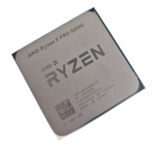 AMD Ryzen 5 PRO 5650G CPU,Socket AM4, 6 Core,3.9GHz Base Clock Desktop Processor