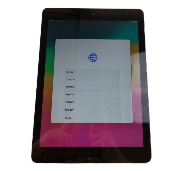 Apple iPad 6th Gen Wifi, A1893, Space Grey, 128GB Tablet - Pressure marks