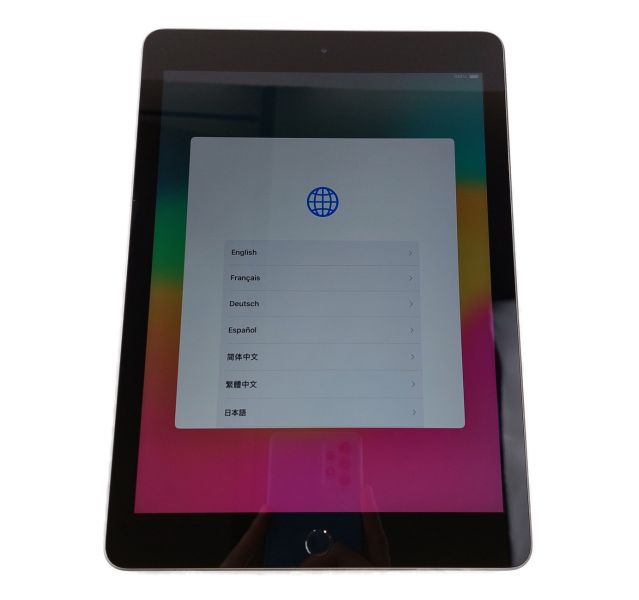 Apple iPad 6th Gen Wifi, A1893, Space Grey, 128GB Tablet - Sticker mark