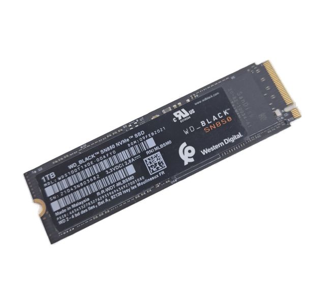 WD Western Digital BLACK SN850 1TB NVMe M.2 Solid State Drive (SSD) Low health