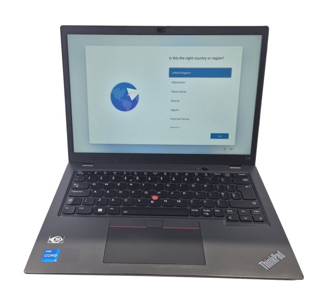 Damaged Lenovo ThinkPad L13, i5-1235U, 16GB DDR4, 256GB SSD, 13.4